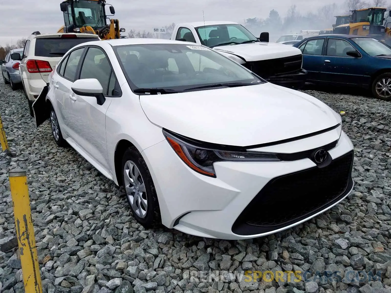 1 fotografías del automóvil dañado JTDEPRAE5LJ086775 TOYOTA COROLLA 2020