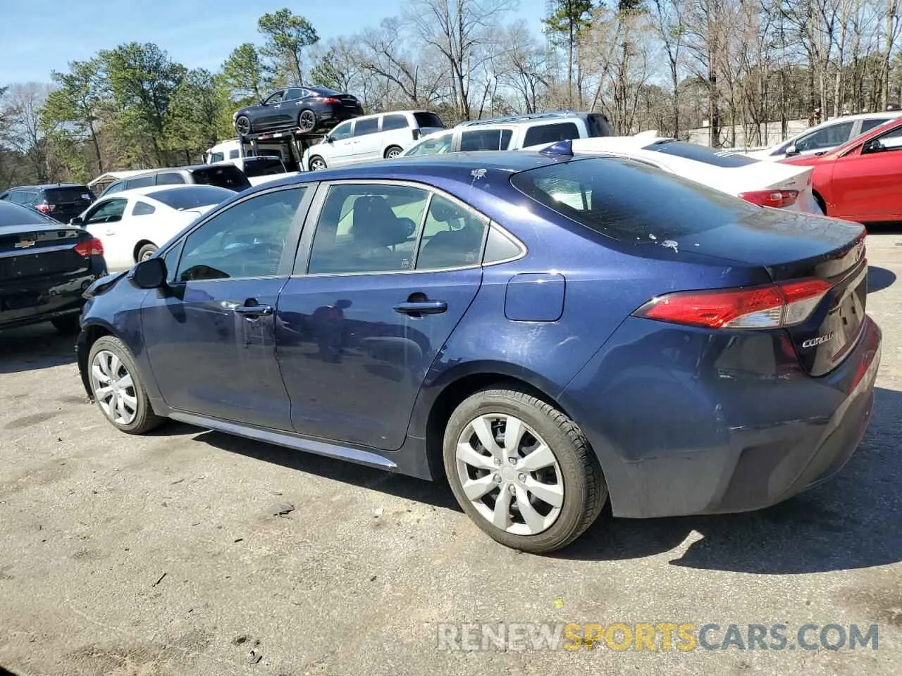 2 fotografías del automóvil dañado JTDEPRAE5LJ087070 TOYOTA COROLLA 2020