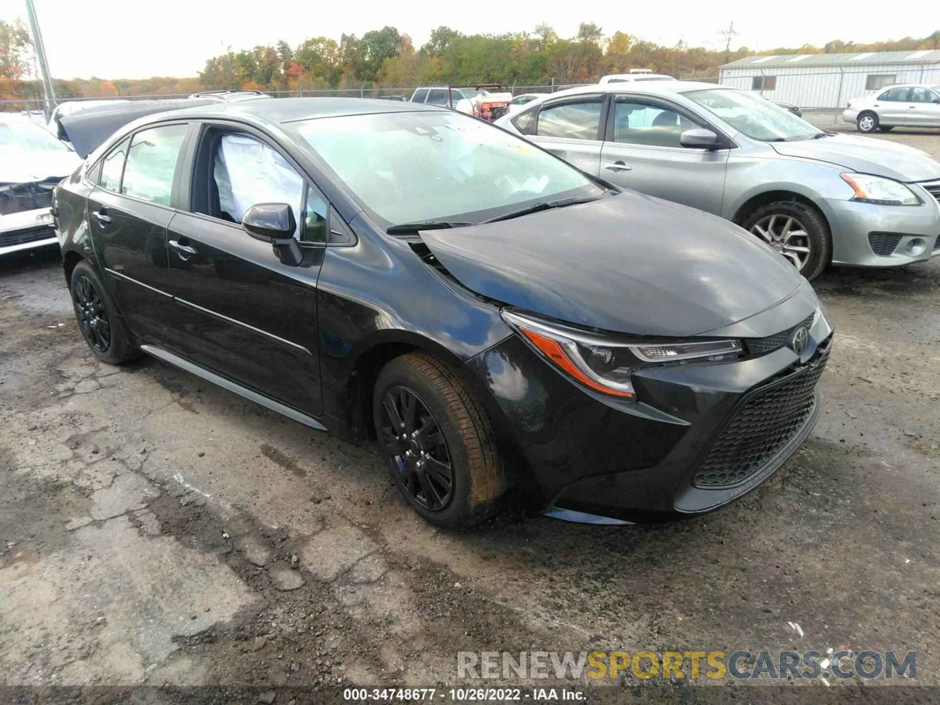 1 fotografías del automóvil dañado JTDEPRAE5LJ089885 TOYOTA COROLLA 2020