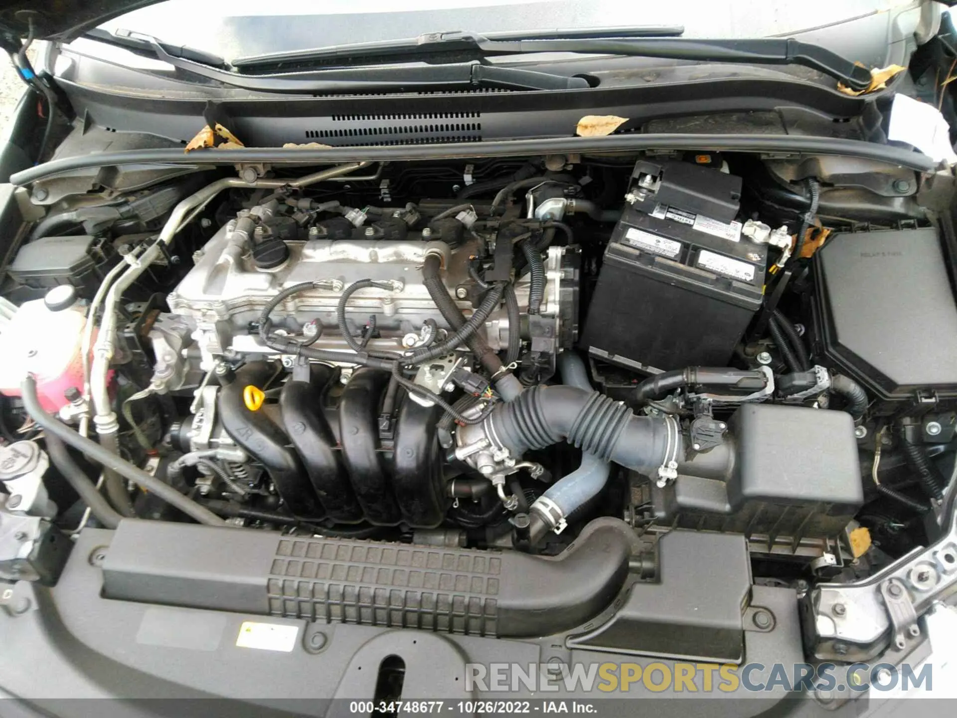 10 fotografías del automóvil dañado JTDEPRAE5LJ089885 TOYOTA COROLLA 2020
