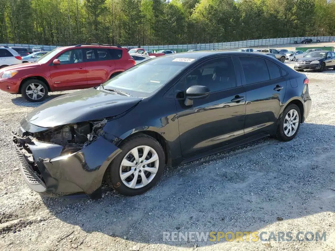 1 fotografías del automóvil dañado JTDEPRAE5LJ093760 TOYOTA COROLLA 2020