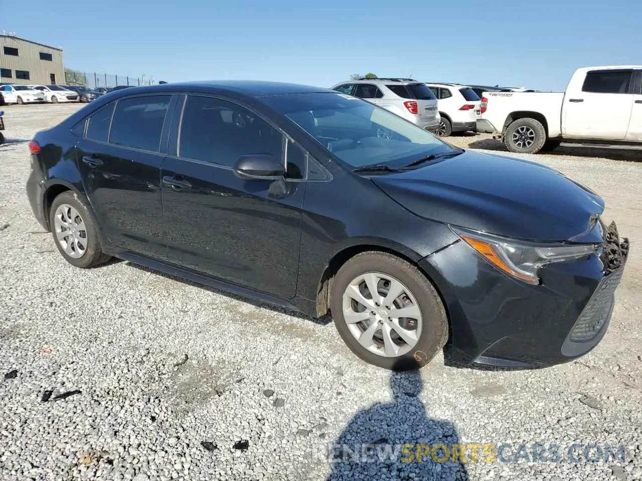4 fotografías del automóvil dañado JTDEPRAE5LJ093760 TOYOTA COROLLA 2020