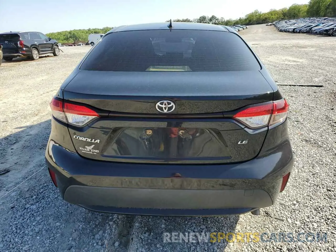 6 fotografías del automóvil dañado JTDEPRAE5LJ093760 TOYOTA COROLLA 2020