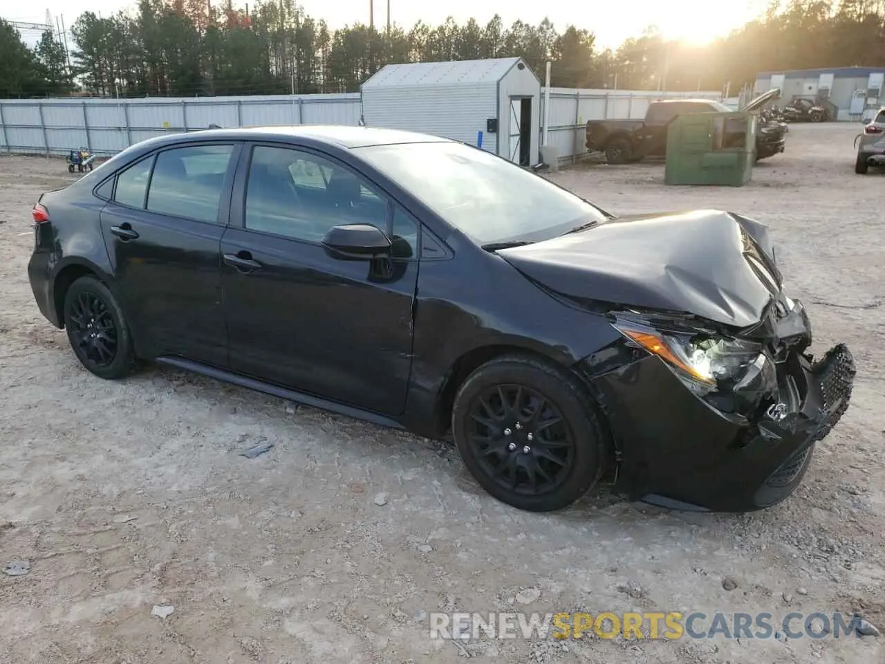 4 fotografías del automóvil dañado JTDEPRAE5LJ095752 TOYOTA COROLLA 2020