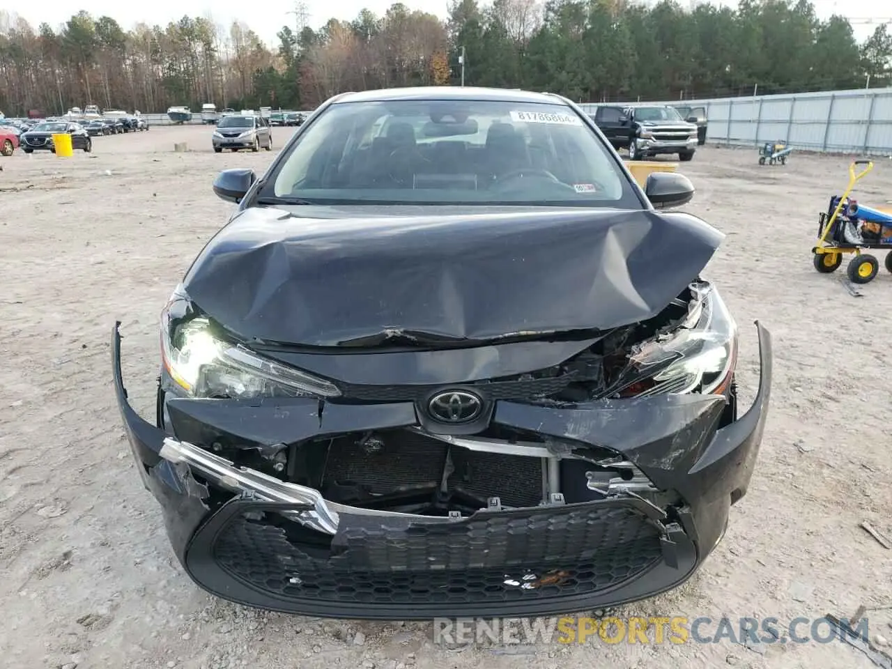 5 fotografías del automóvil dañado JTDEPRAE5LJ095752 TOYOTA COROLLA 2020