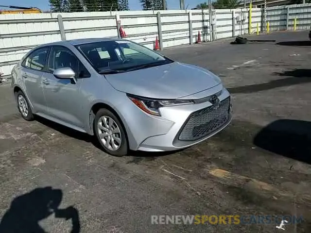 10 fotografías del automóvil dañado JTDEPRAE5LJ098182 TOYOTA COROLLA 2020