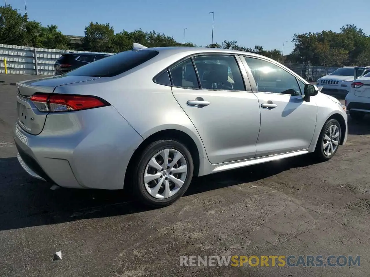 3 fotografías del automóvil dañado JTDEPRAE5LJ098182 TOYOTA COROLLA 2020