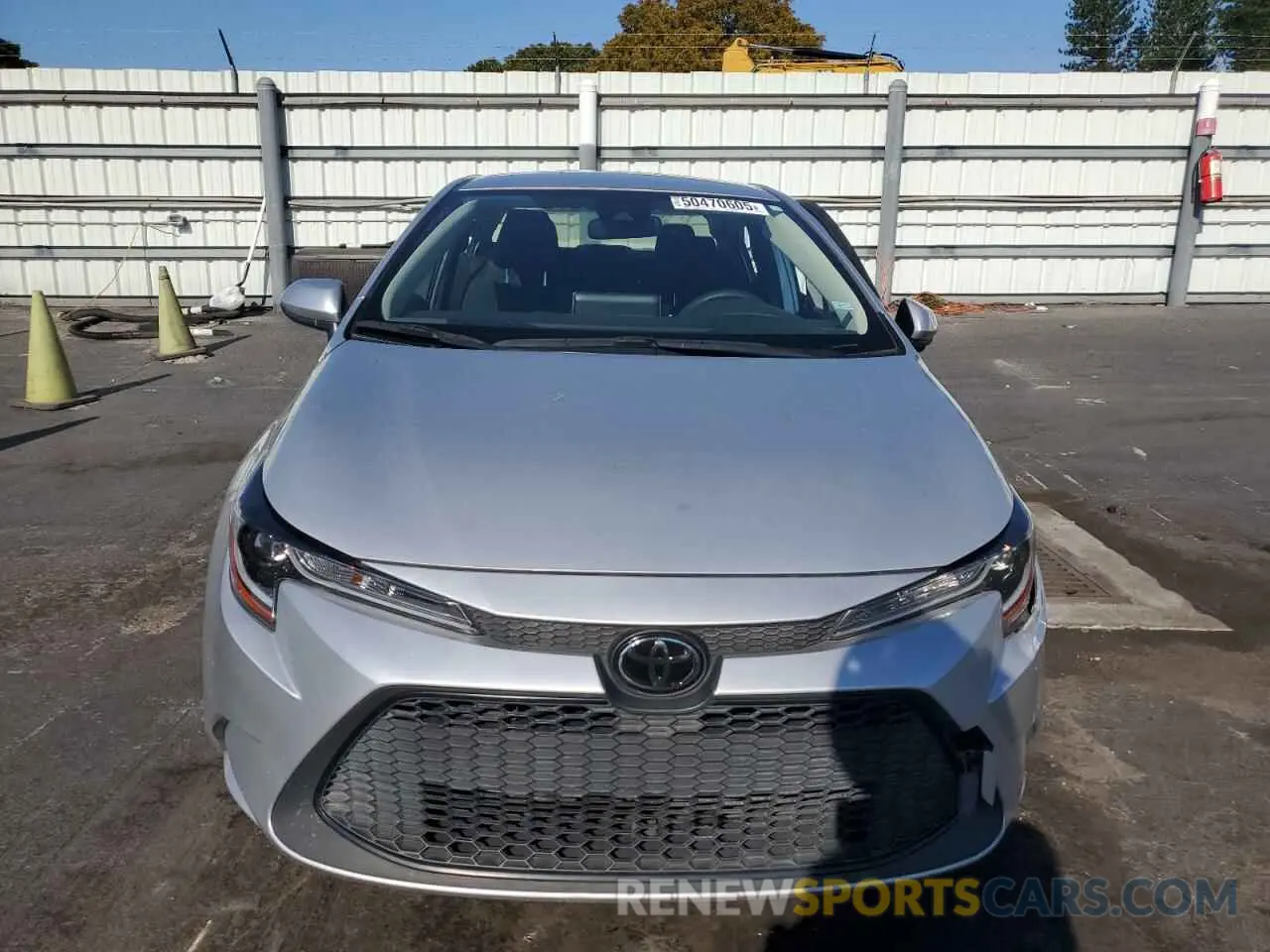 5 fotografías del automóvil dañado JTDEPRAE5LJ098182 TOYOTA COROLLA 2020