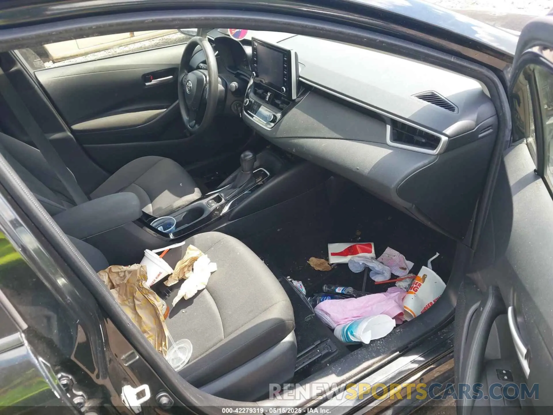 5 fotografías del automóvil dañado JTDEPRAE5LJ099347 TOYOTA COROLLA 2020