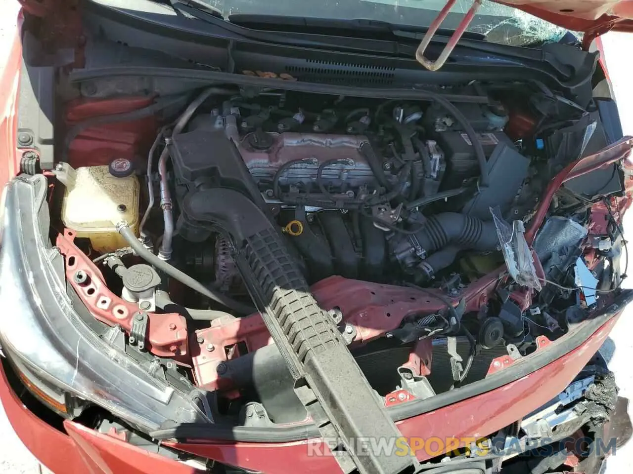 11 fotografías del automóvil dañado JTDEPRAE5LJ099476 TOYOTA COROLLA 2020