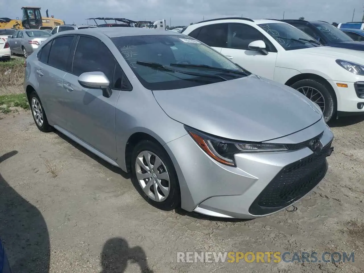 4 fotografías del automóvil dañado JTDEPRAE5LJ101839 TOYOTA COROLLA 2020