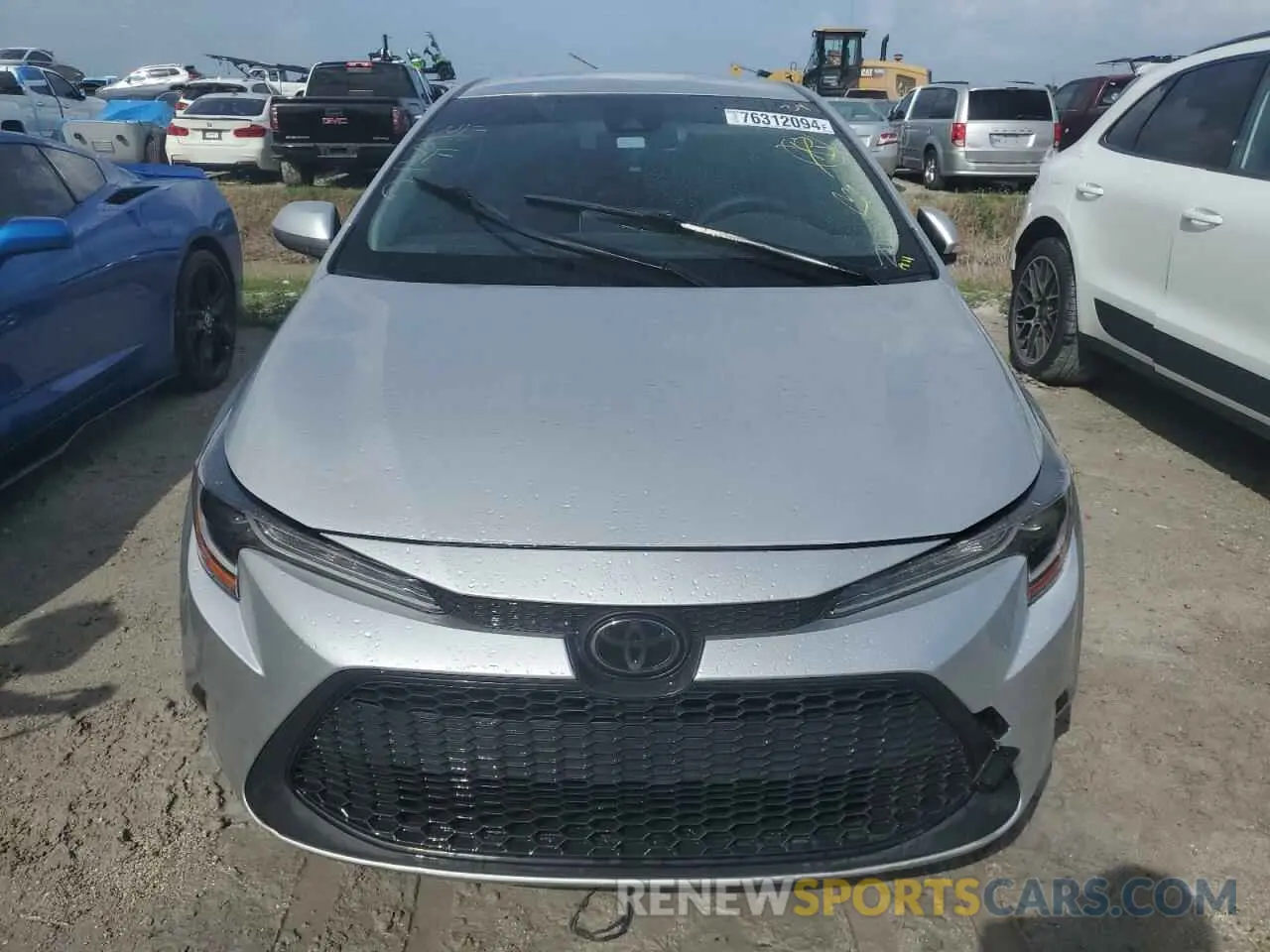 5 fotografías del automóvil dañado JTDEPRAE5LJ101839 TOYOTA COROLLA 2020