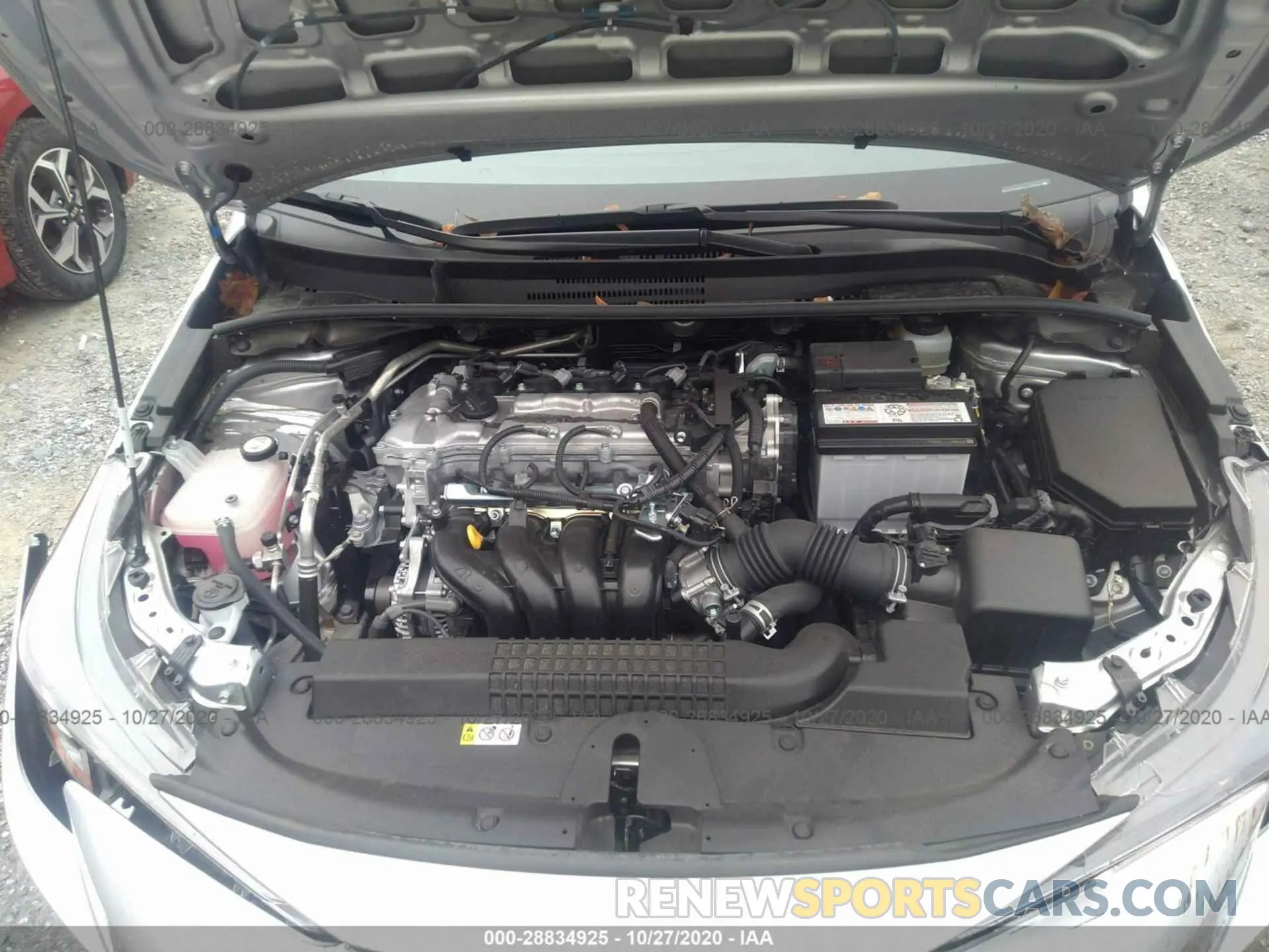 10 fotografías del automóvil dañado JTDEPRAE5LJ103364 TOYOTA COROLLA 2020