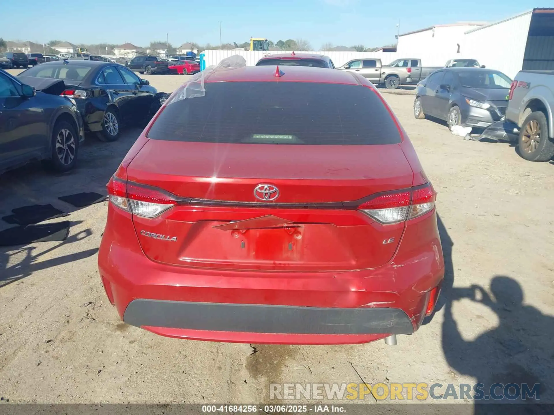 17 fotografías del automóvil dañado JTDEPRAE5LJ106071 TOYOTA COROLLA 2020