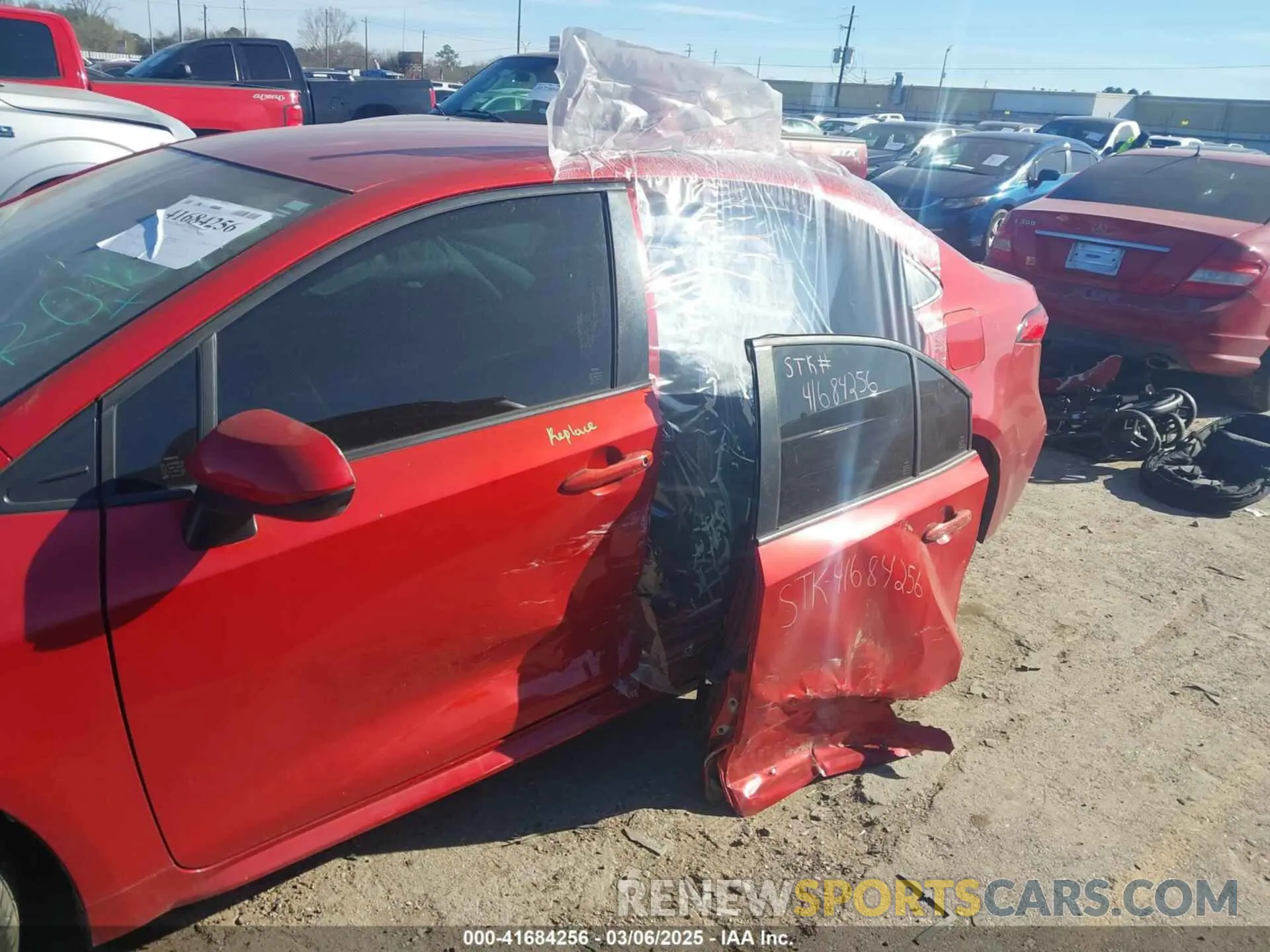 6 fotografías del automóvil dañado JTDEPRAE5LJ106071 TOYOTA COROLLA 2020