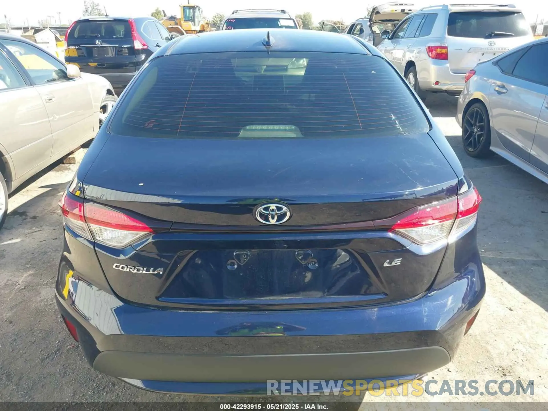 16 fotografías del automóvil dañado JTDEPRAE5LJ106605 TOYOTA COROLLA 2020