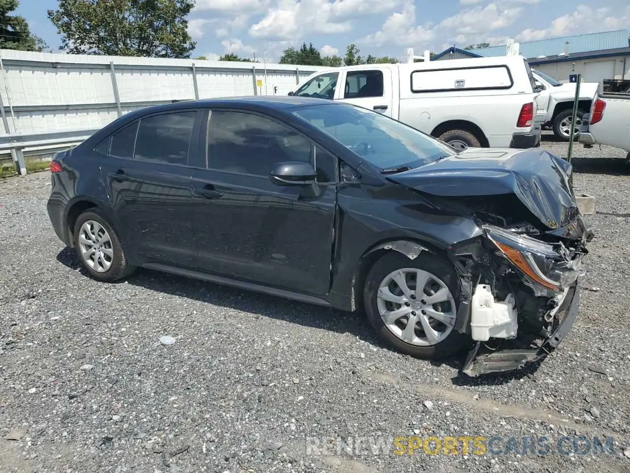 4 fotografías del automóvil dañado JTDEPRAE5LJ111982 TOYOTA COROLLA 2020