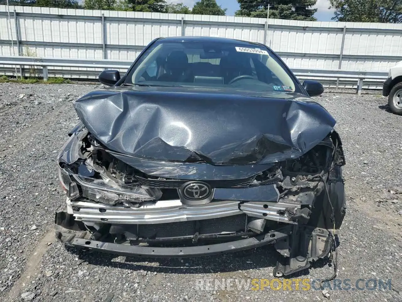 5 fotografías del automóvil dañado JTDEPRAE5LJ111982 TOYOTA COROLLA 2020