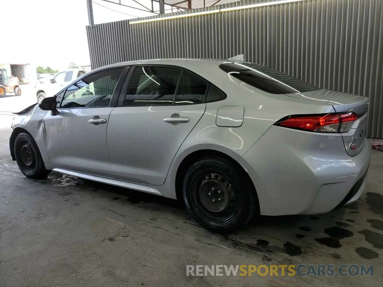 2 fotografías del automóvil dañado JTDEPRAE5LJ113019 TOYOTA COROLLA 2020