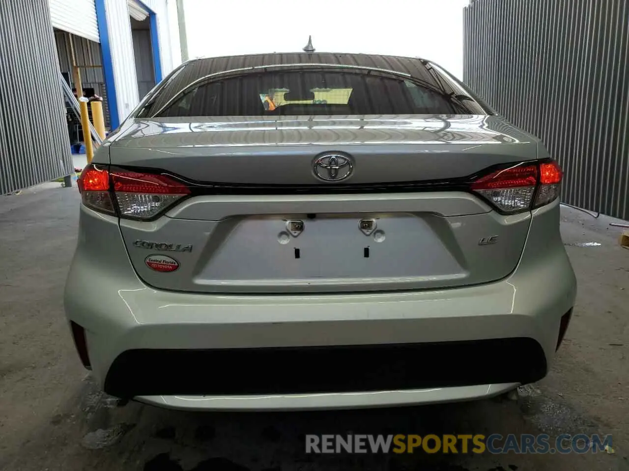 6 fotografías del automóvil dañado JTDEPRAE5LJ113019 TOYOTA COROLLA 2020