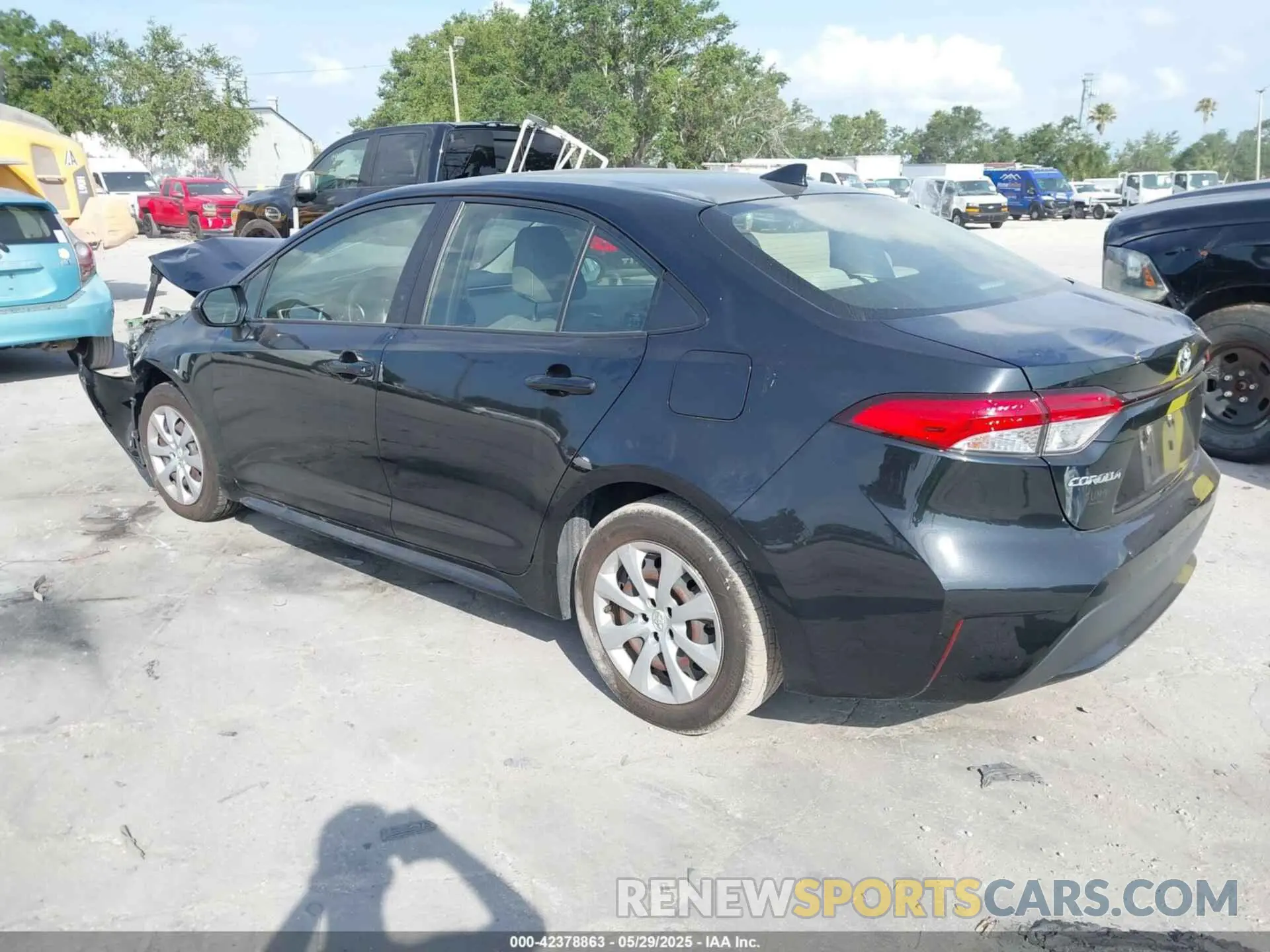 3 fotografías del automóvil dañado JTDEPRAE5LJ113652 TOYOTA COROLLA 2020
