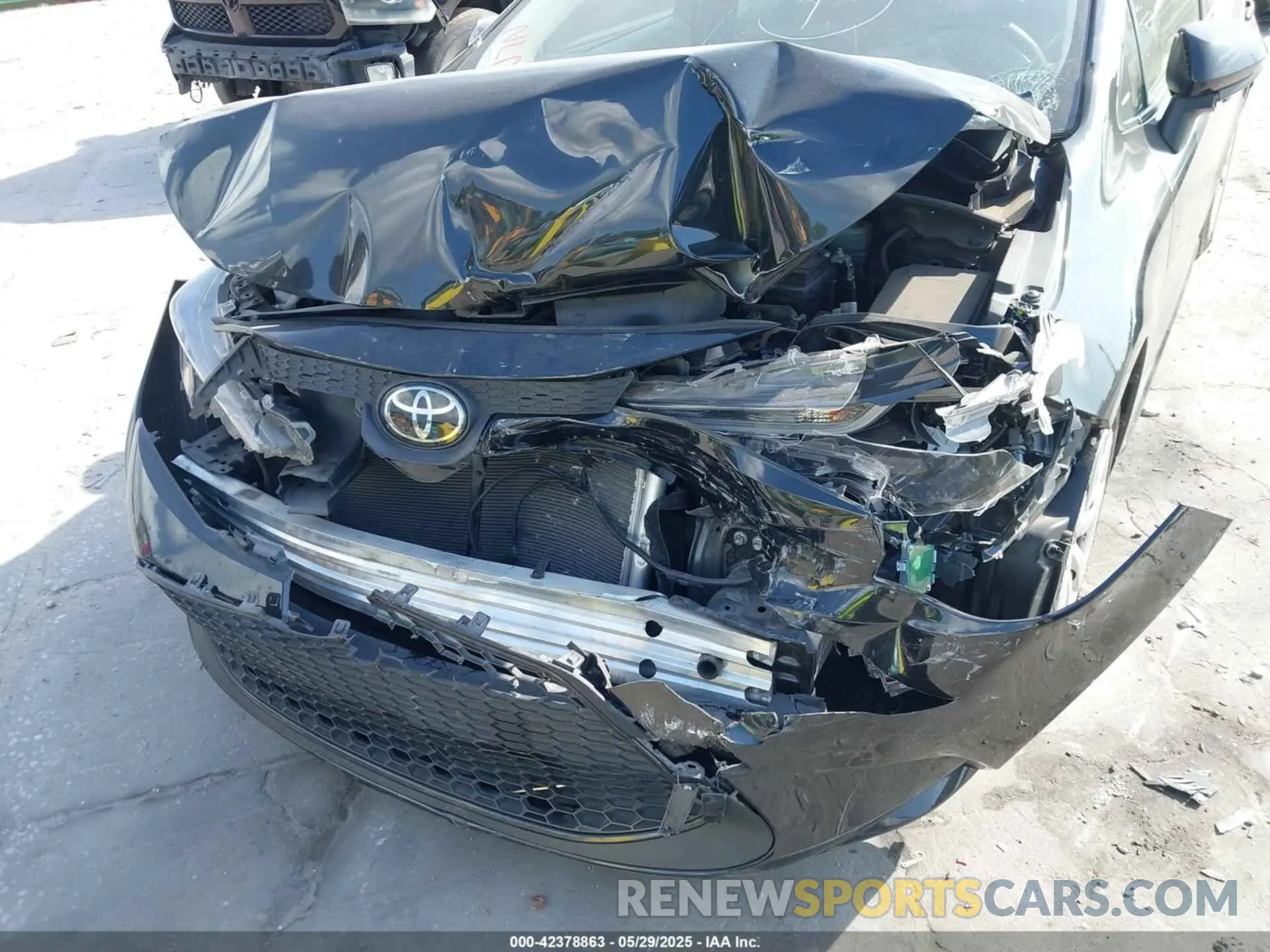 6 fotografías del automóvil dañado JTDEPRAE5LJ113652 TOYOTA COROLLA 2020