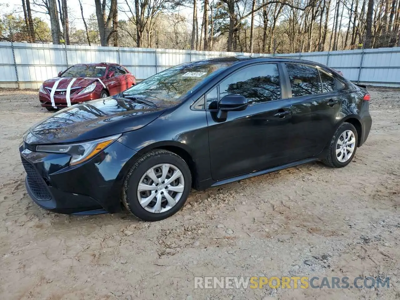 1 fotografías del automóvil dañado JTDEPRAE5LJ113831 TOYOTA COROLLA 2020