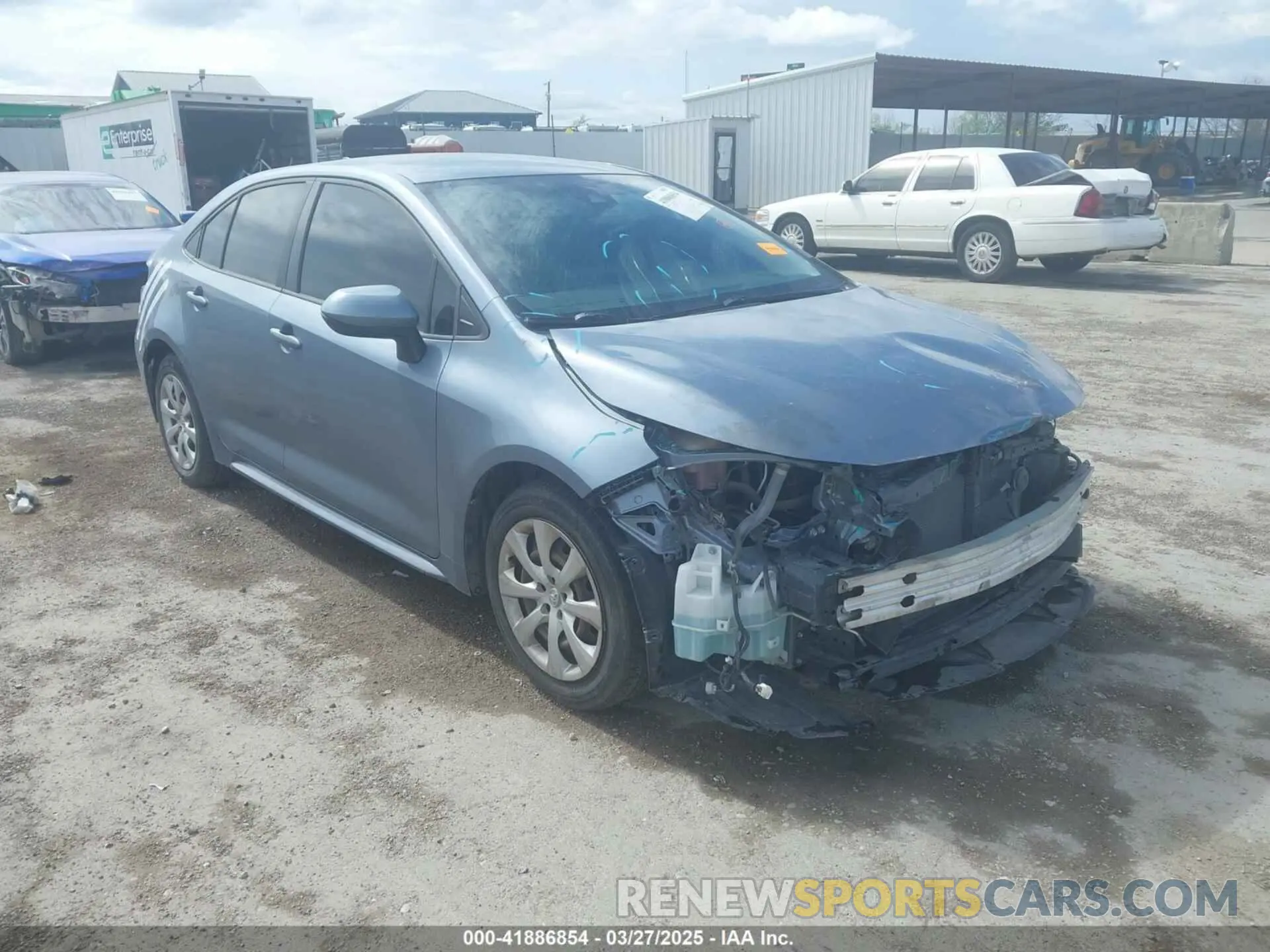 1 fotografías del automóvil dañado JTDEPRAE5LJ116101 TOYOTA COROLLA 2020
