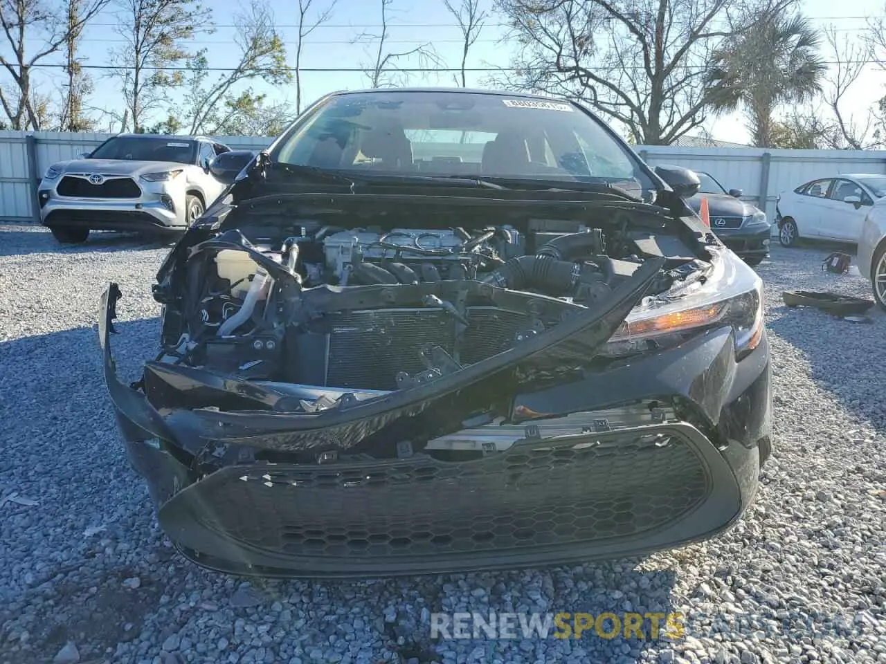 5 fotografías del automóvil dañado JTDEPRAE6LJ008263 TOYOTA COROLLA 2020