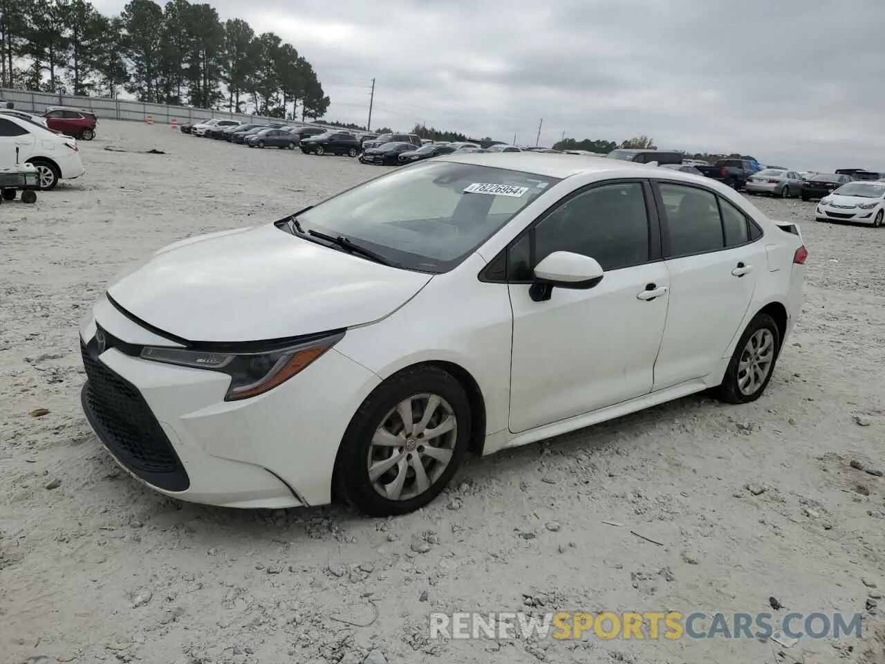 1 fotografías del automóvil dañado JTDEPRAE6LJ011258 TOYOTA COROLLA 2020