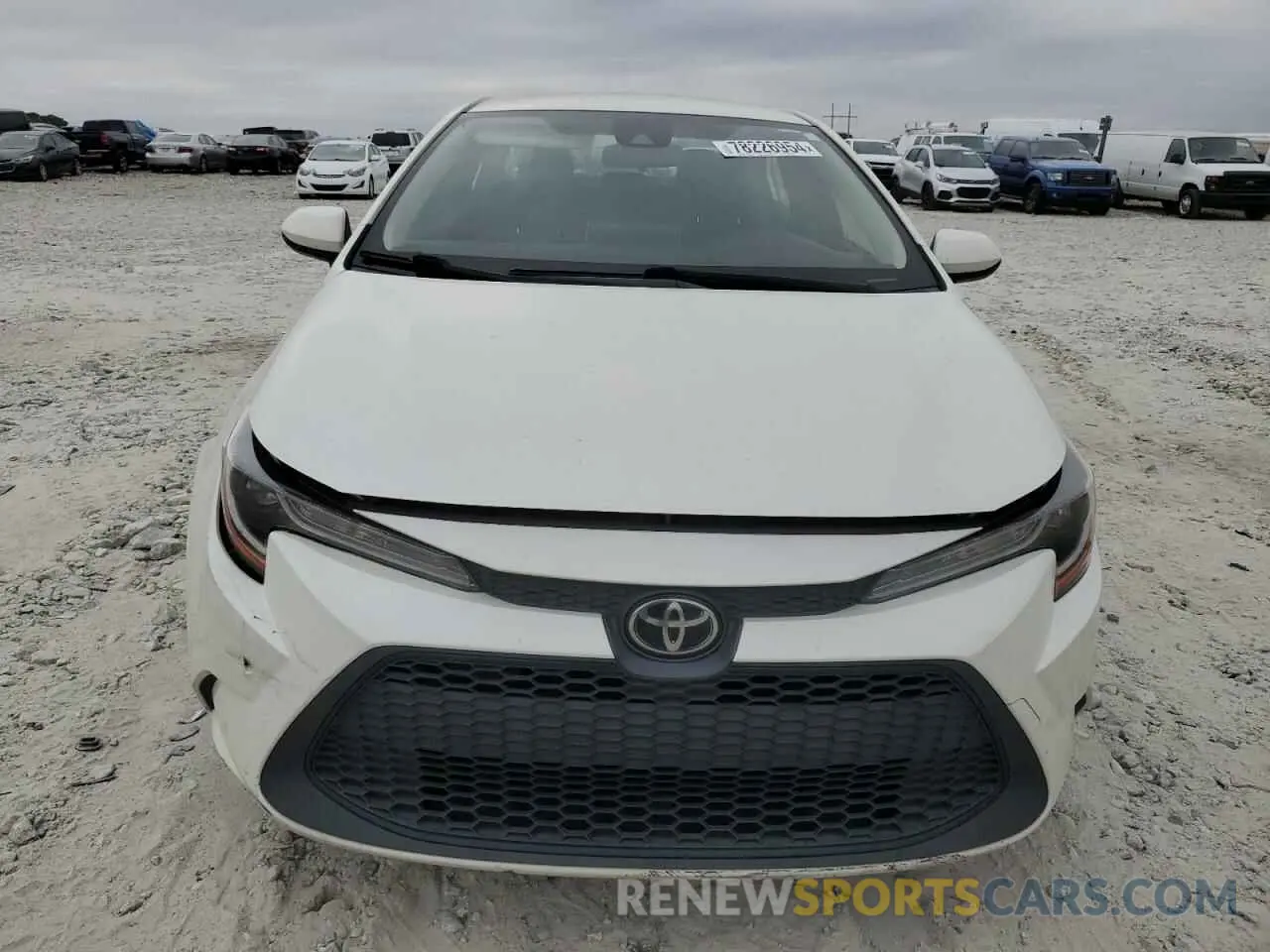 5 fotografías del automóvil dañado JTDEPRAE6LJ011258 TOYOTA COROLLA 2020