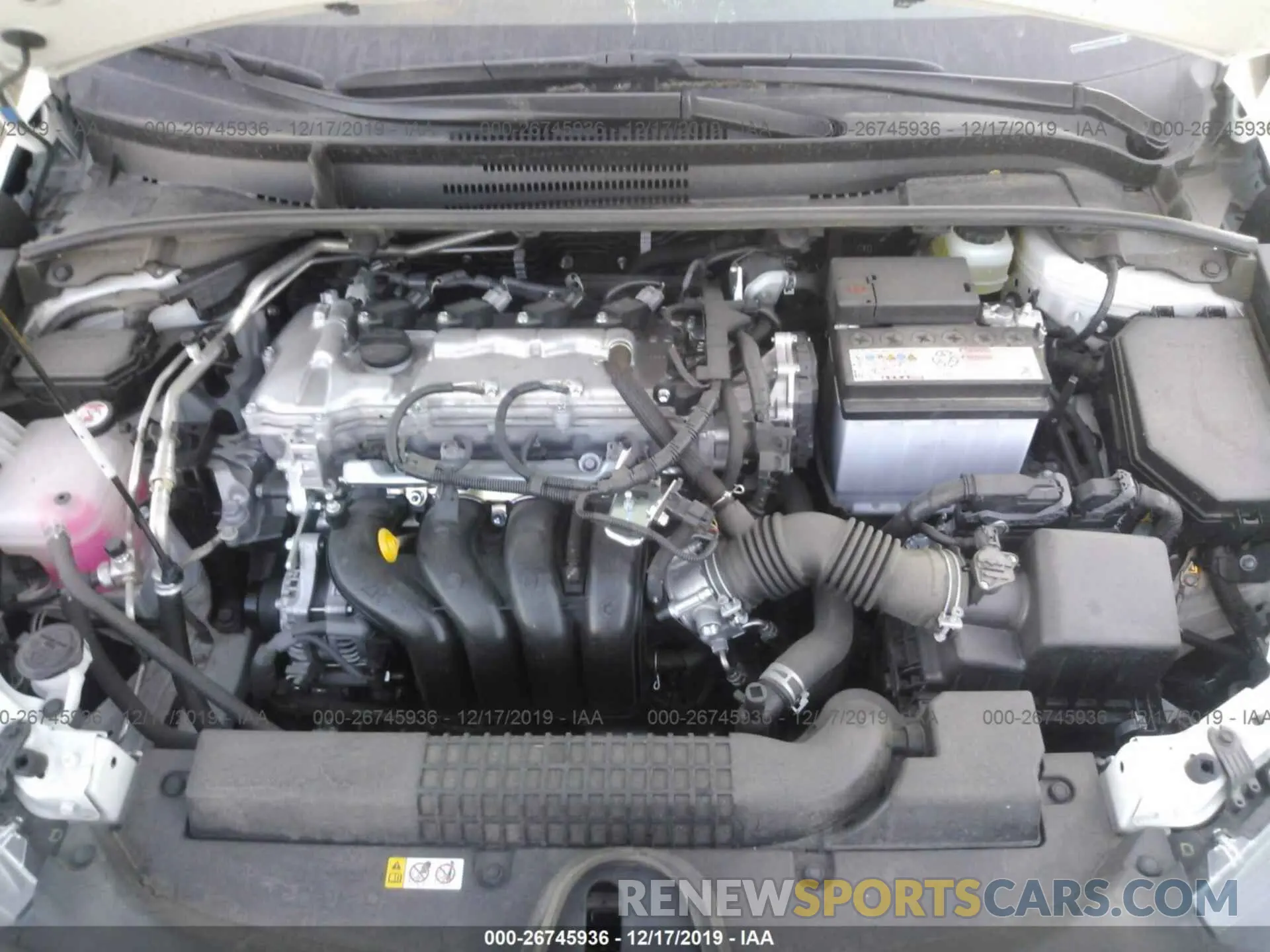 10 fotografías del automóvil dañado JTDEPRAE6LJ020008 TOYOTA COROLLA 2020