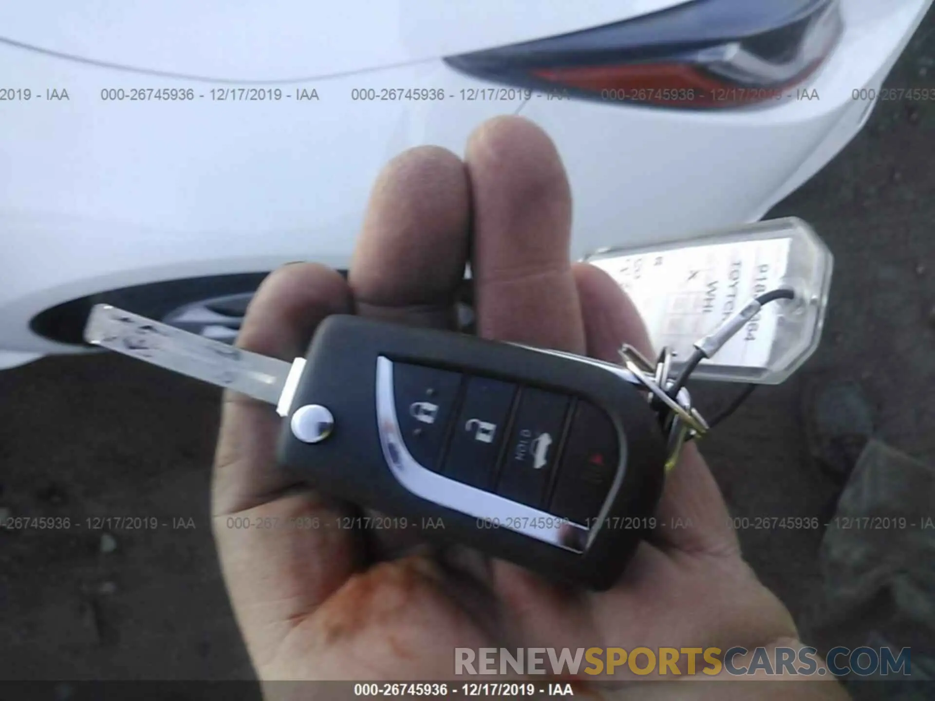 11 fotografías del automóvil dañado JTDEPRAE6LJ020008 TOYOTA COROLLA 2020