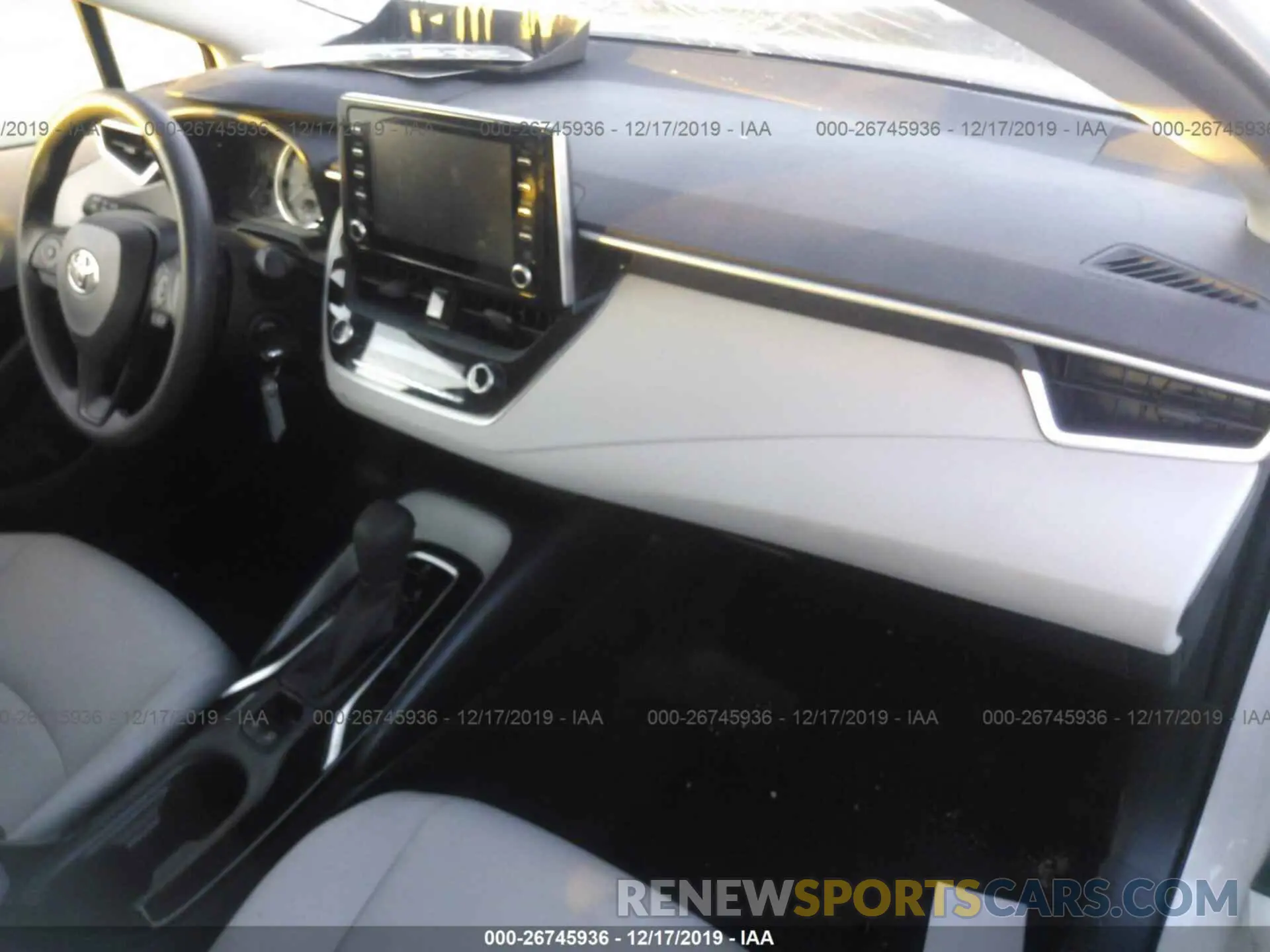 5 fotografías del automóvil dañado JTDEPRAE6LJ020008 TOYOTA COROLLA 2020