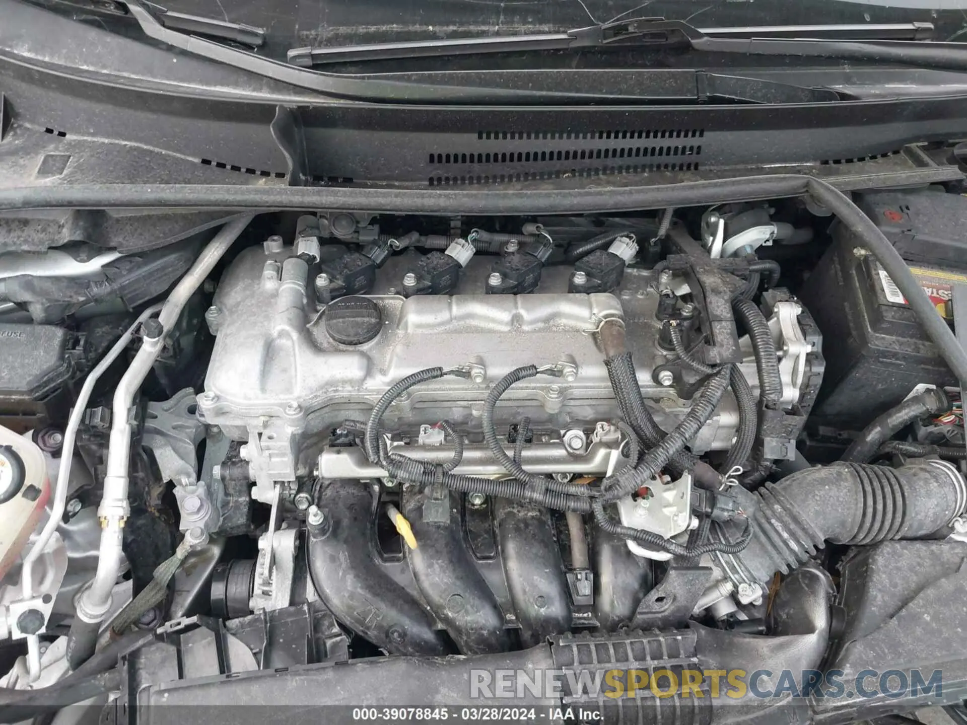10 fotografías del automóvil dañado JTDEPRAE6LJ023040 TOYOTA COROLLA 2020