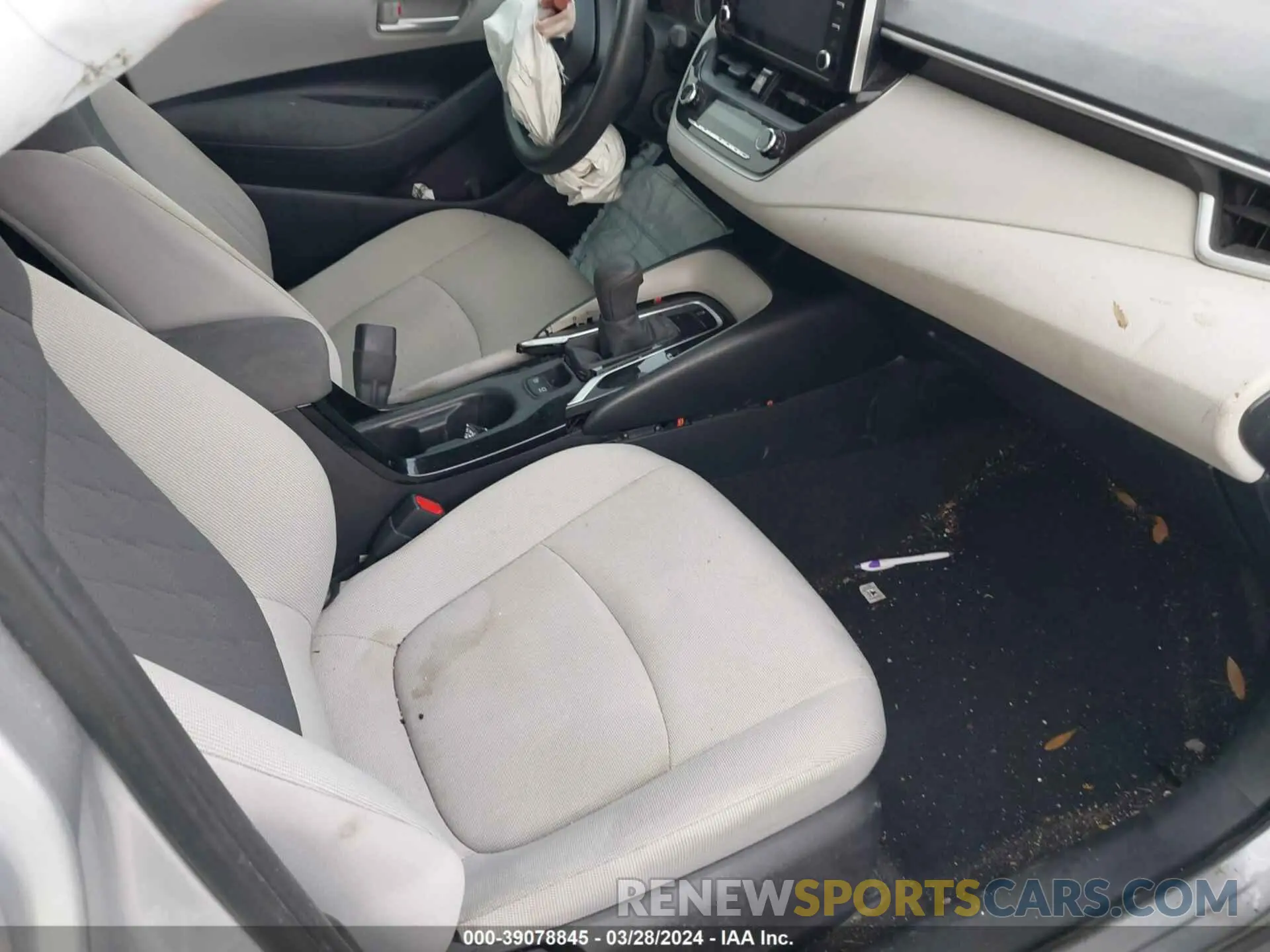 5 fotografías del automóvil dañado JTDEPRAE6LJ023040 TOYOTA COROLLA 2020