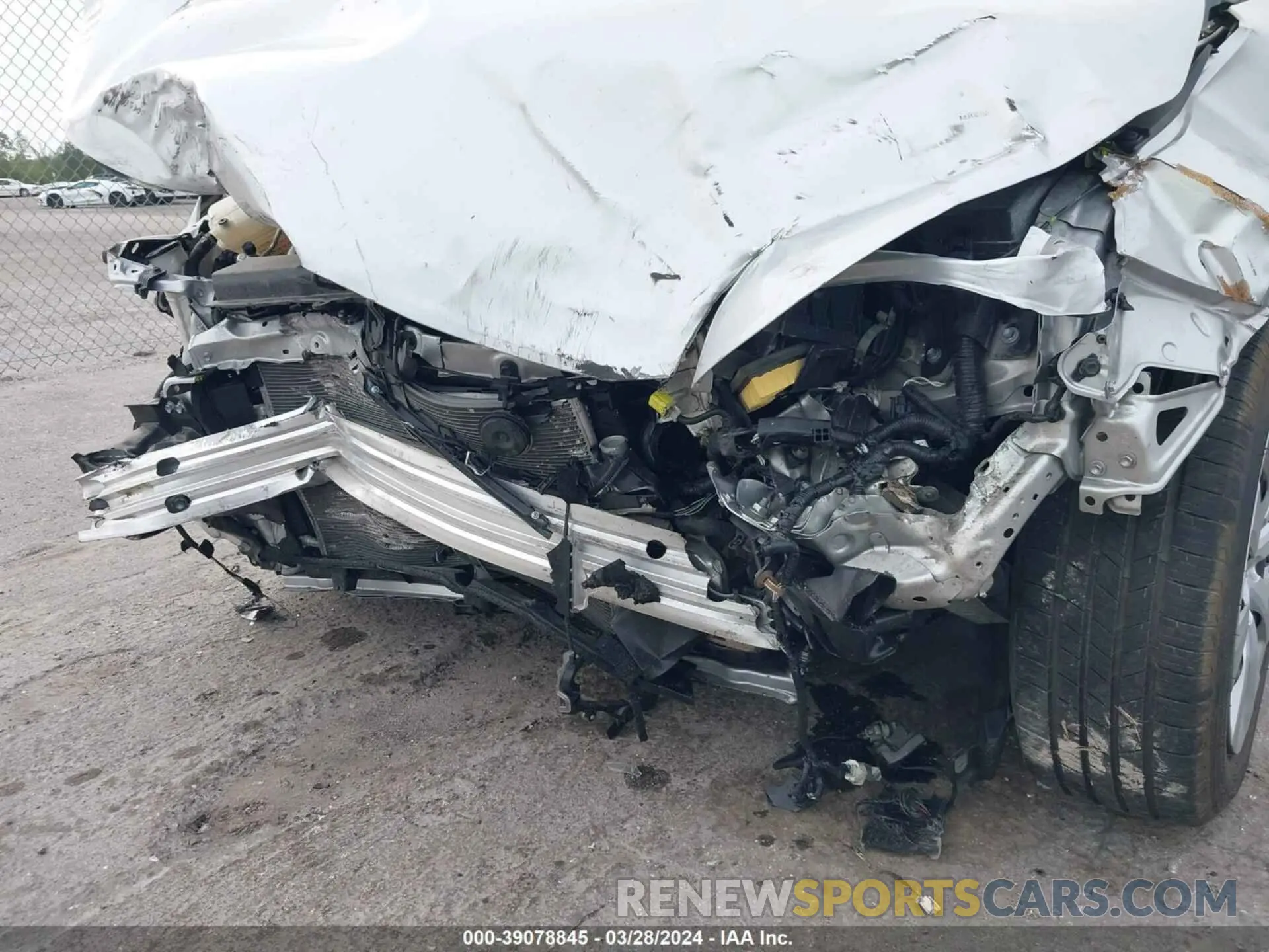 6 fotografías del automóvil dañado JTDEPRAE6LJ023040 TOYOTA COROLLA 2020