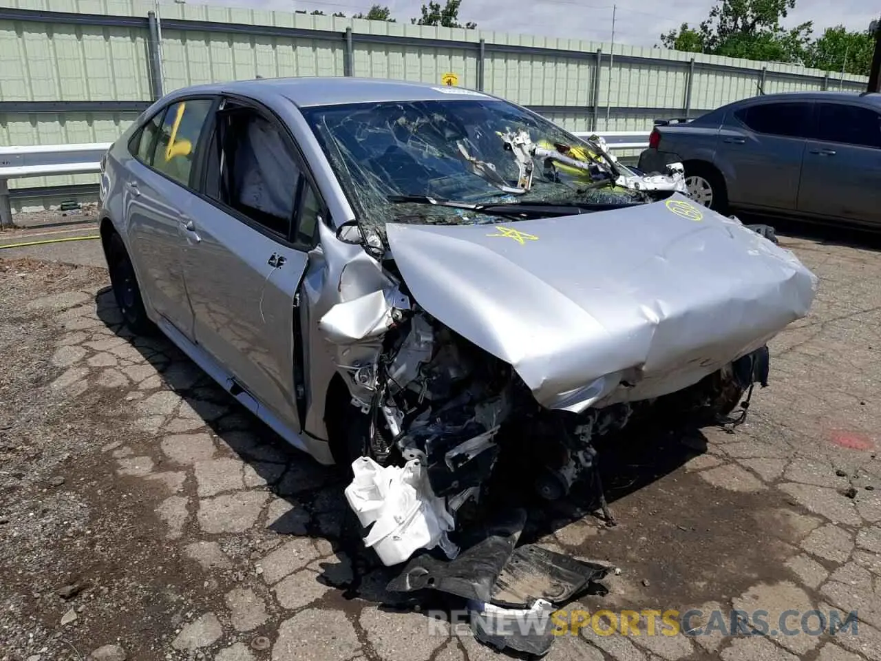 1 fotografías del automóvil dañado JTDEPRAE6LJ027735 TOYOTA COROLLA 2020