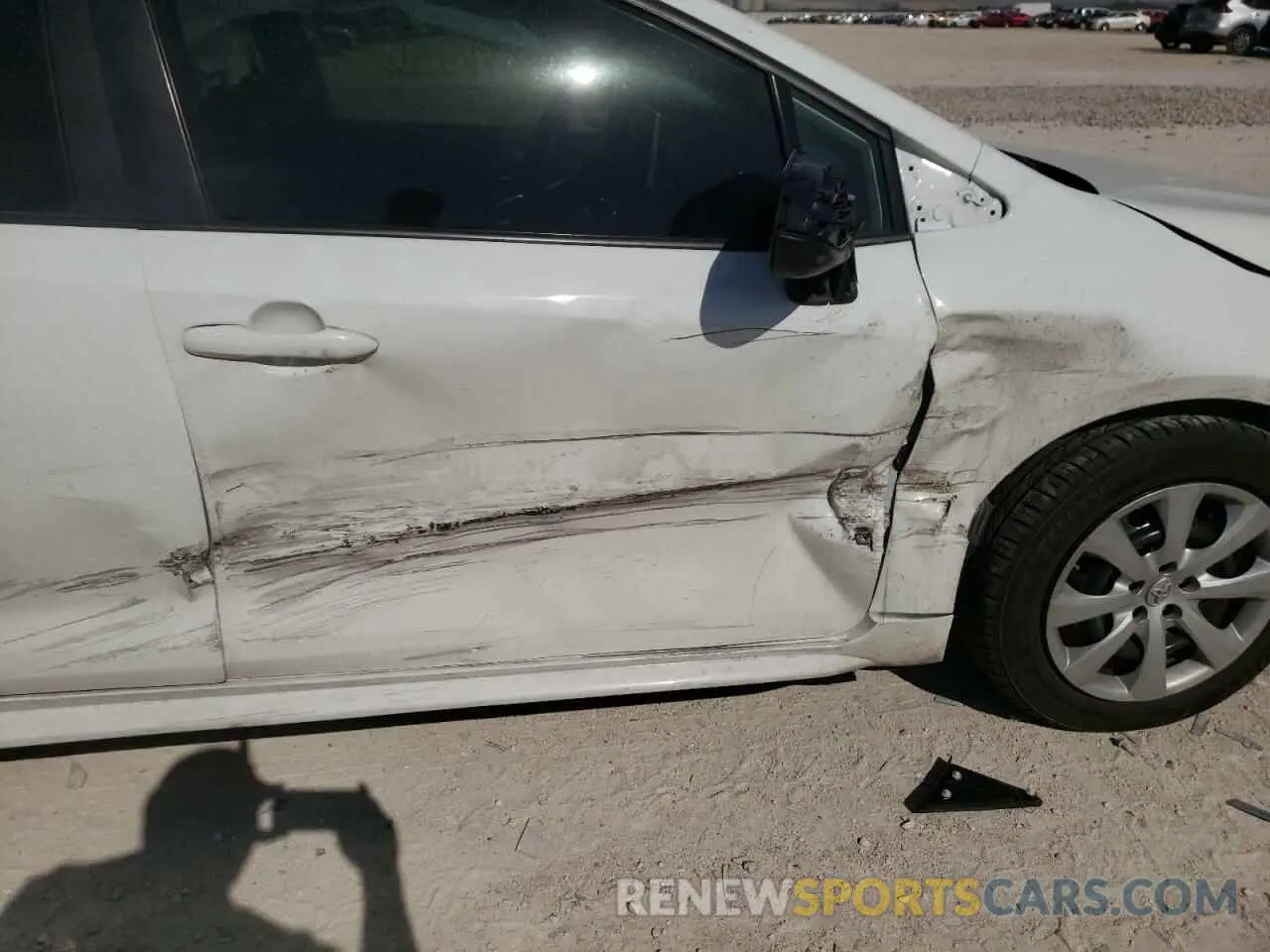 9 fotografías del automóvil dañado JTDEPRAE6LJ029369 TOYOTA COROLLA 2020