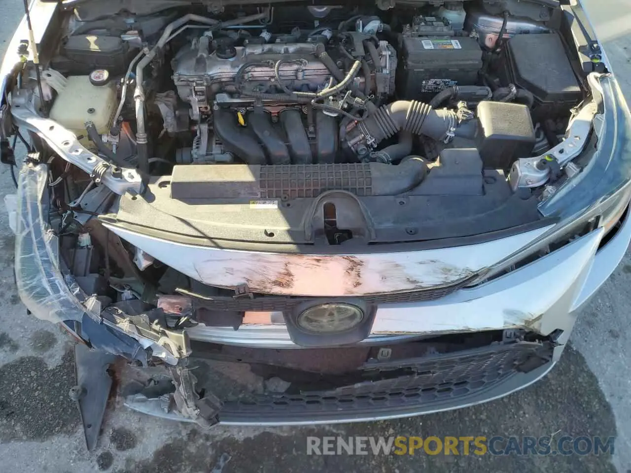 11 fotografías del automóvil dañado JTDEPRAE6LJ033776 TOYOTA COROLLA 2020
