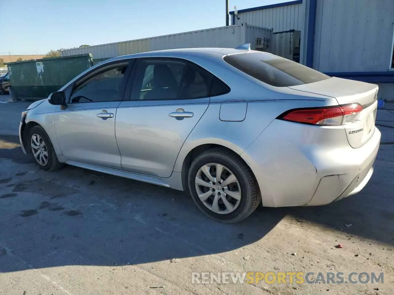 2 fotografías del automóvil dañado JTDEPRAE6LJ033776 TOYOTA COROLLA 2020