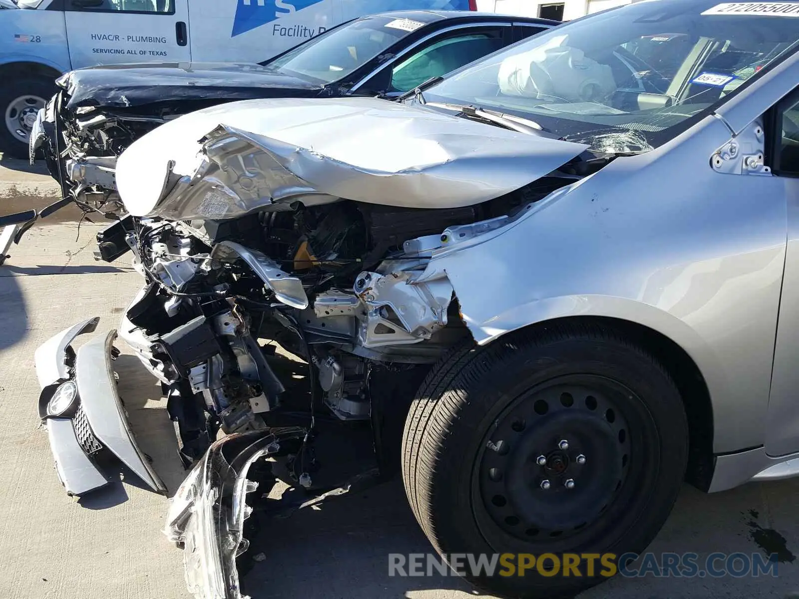9 fotografías del automóvil dañado JTDEPRAE6LJ037231 TOYOTA COROLLA 2020