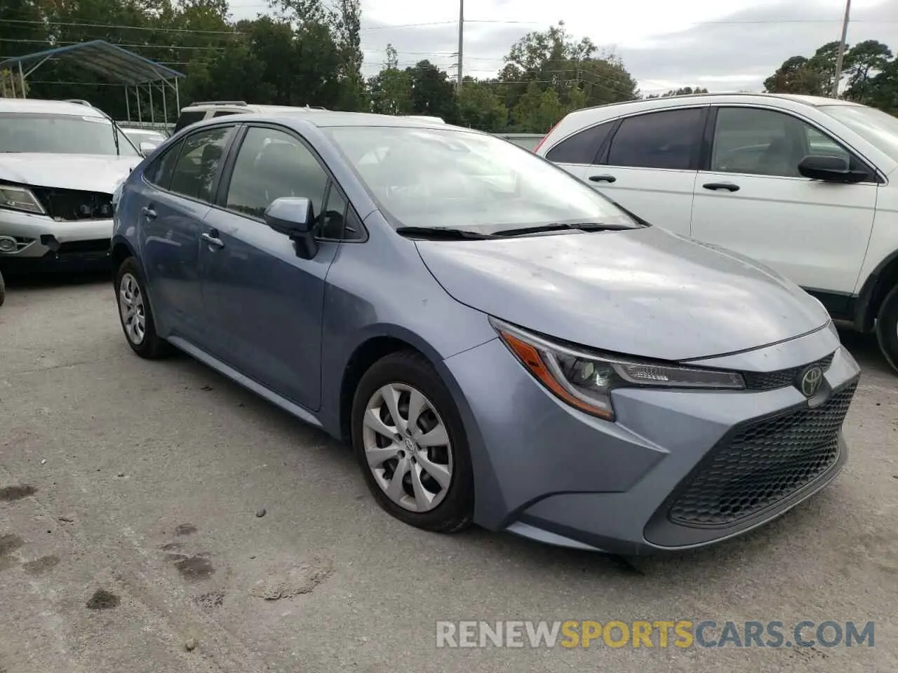 1 fotografías del automóvil dañado JTDEPRAE6LJ038461 TOYOTA COROLLA 2020
