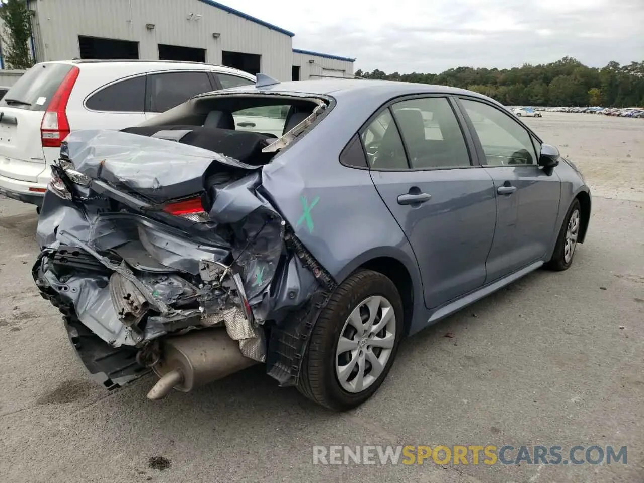 4 fotografías del automóvil dañado JTDEPRAE6LJ038461 TOYOTA COROLLA 2020