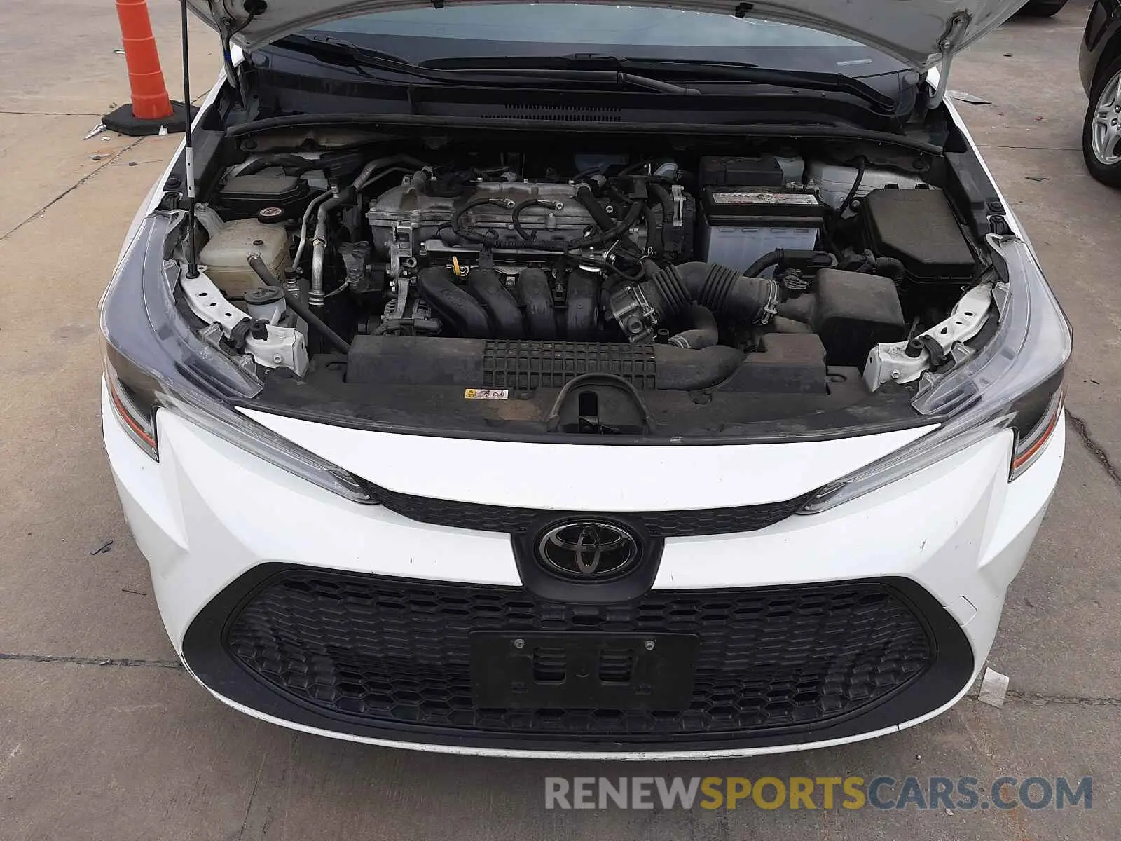 7 fotografías del automóvil dañado JTDEPRAE6LJ039903 TOYOTA COROLLA 2020