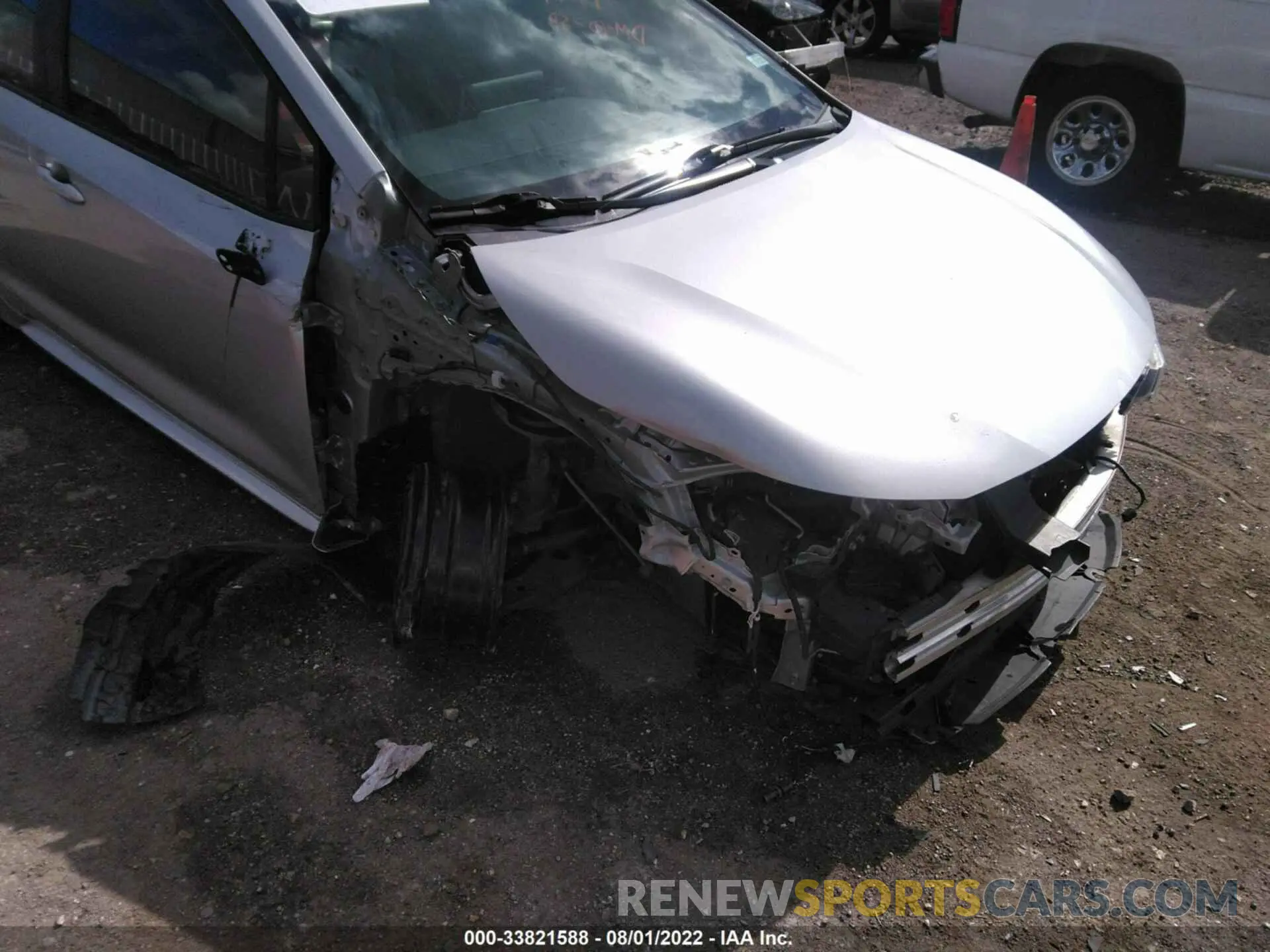 6 fotografías del automóvil dañado JTDEPRAE6LJ039920 TOYOTA COROLLA 2020