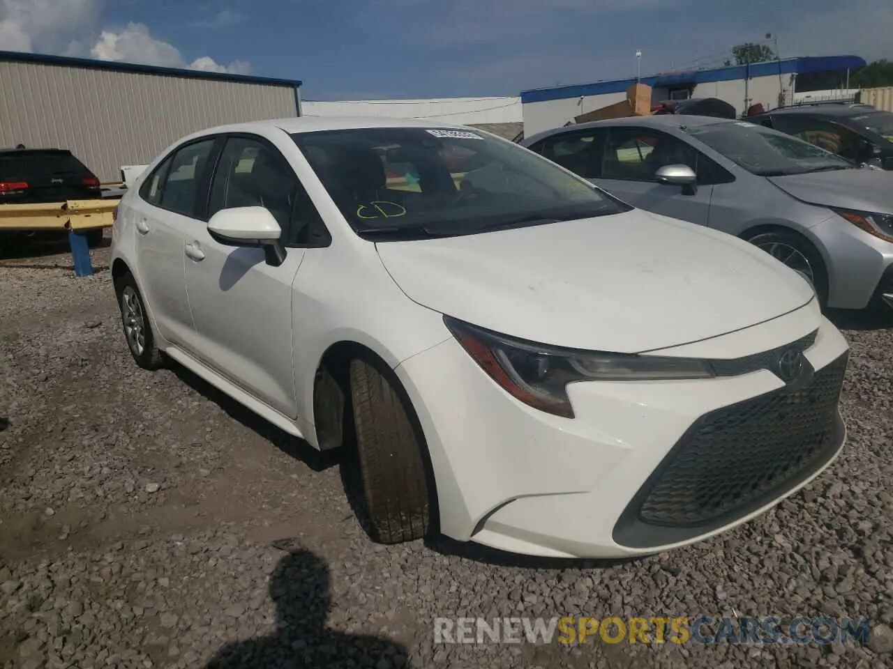 1 fotografías del automóvil dañado JTDEPRAE6LJ040419 TOYOTA COROLLA 2020