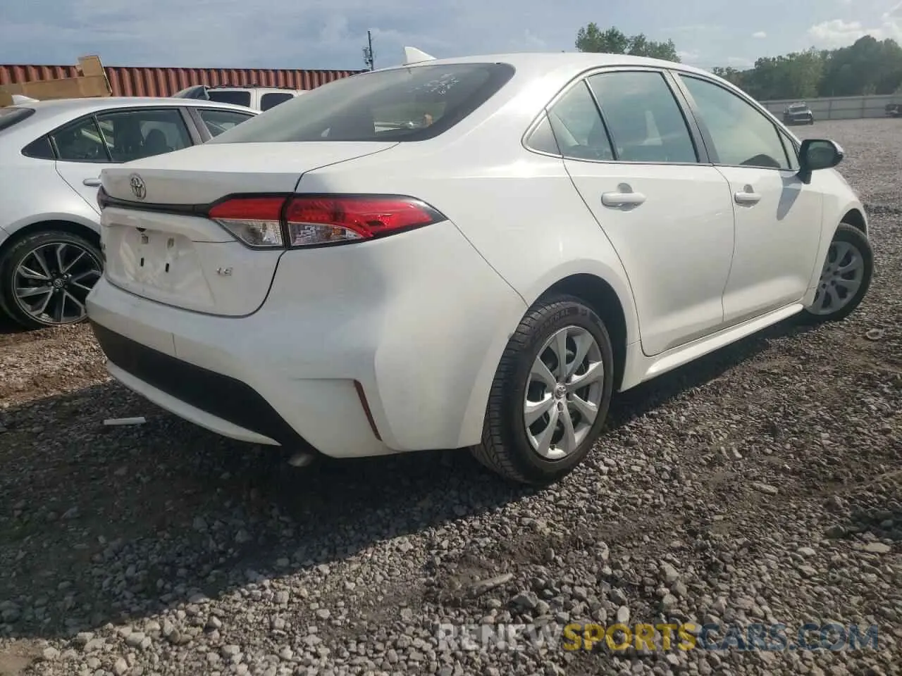 4 fotografías del automóvil dañado JTDEPRAE6LJ040419 TOYOTA COROLLA 2020