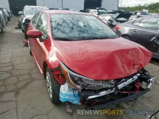 1 fotografías del automóvil dañado JTDEPRAE6LJ042638 TOYOTA COROLLA 2020