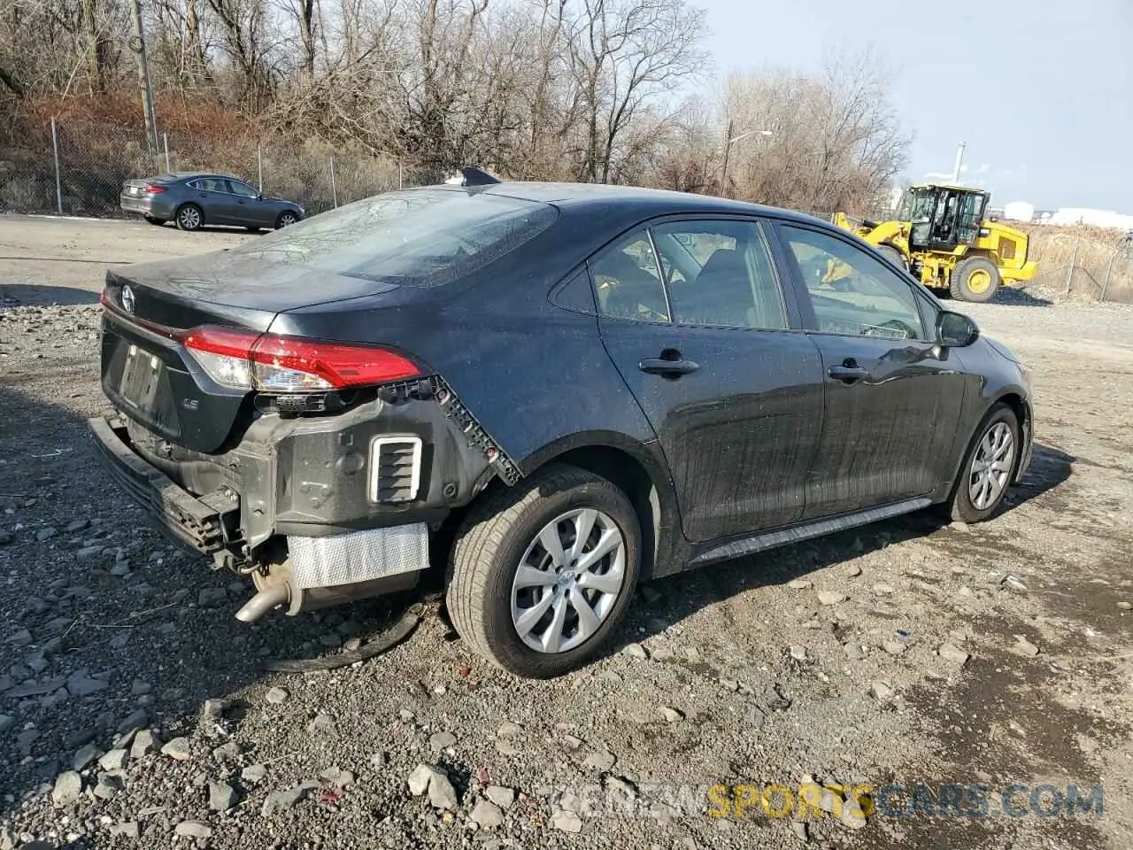 3 fotografías del automóvil dañado JTDEPRAE6LJ044096 TOYOTA COROLLA 2020